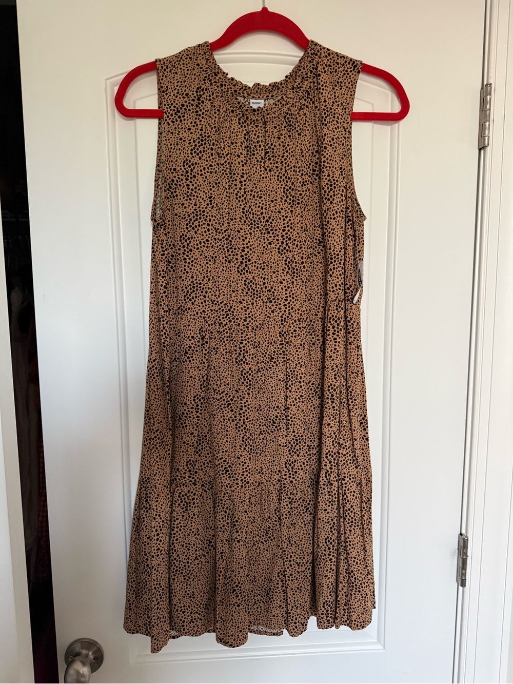 Old Navy Leopard Print Sleeveless Dress